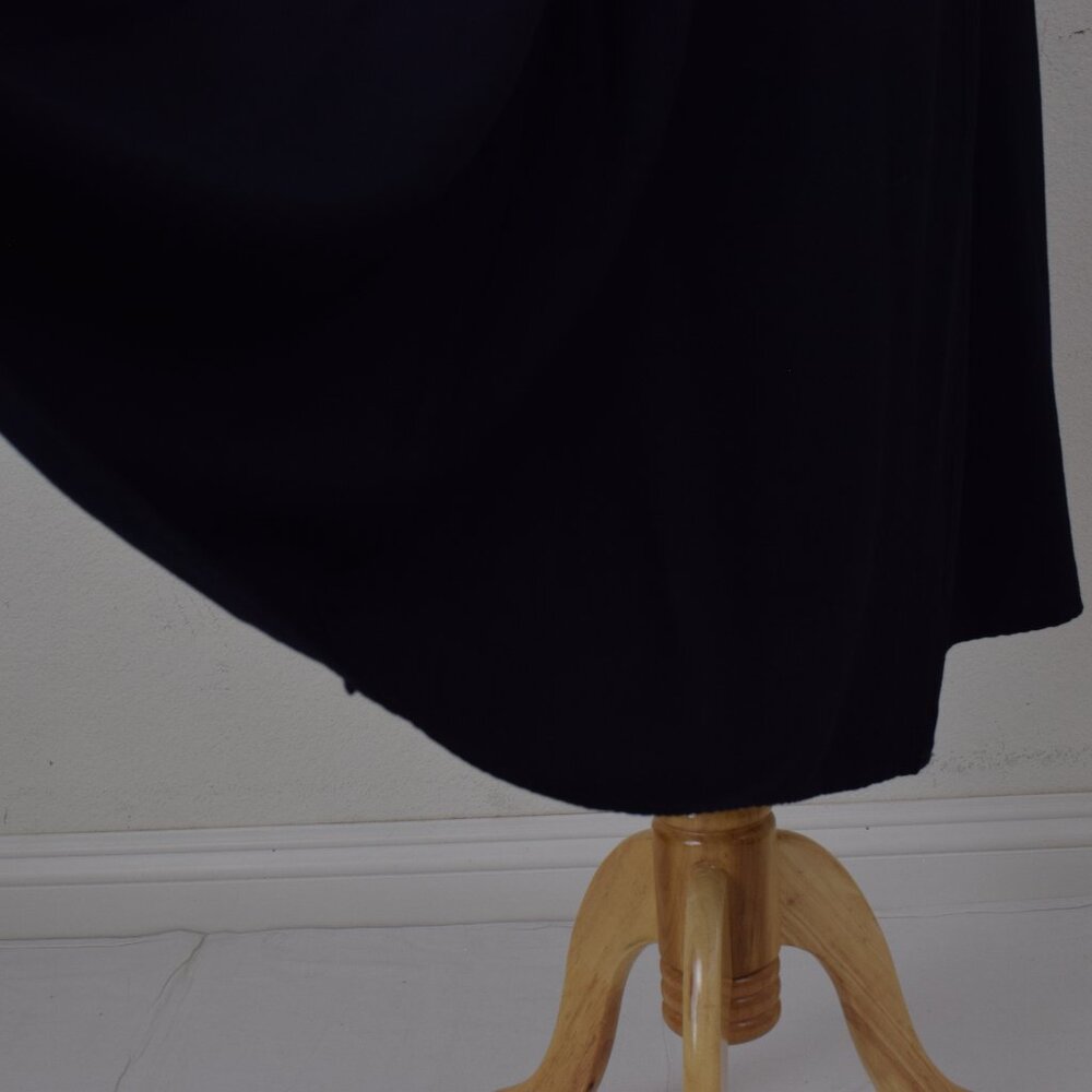 Vintage 80s DION Navy Midi Skirt size L | 28-30 waist - Picture 6 of 10
